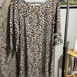 XL dress leopard dress prefect for summer